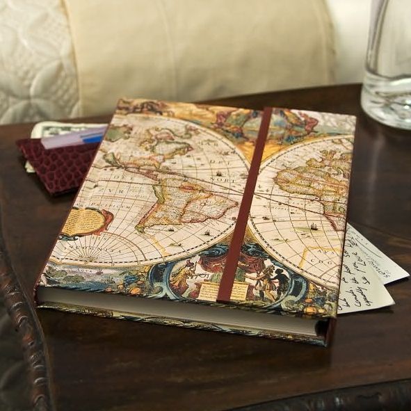 Old World Journal with Magnetic Flap 8.25'' x 6.5''