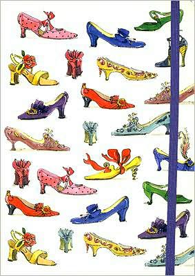 Multi Colored Shoe Bound Lined Journal 5x7