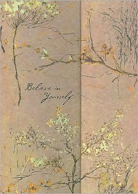 Believe in Yourself Magnetic Fold Over Bound Lined Journal 6.25 X 8.25