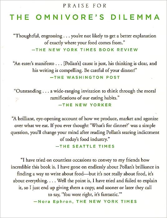In Defense of Food: An Eater's Manifesto