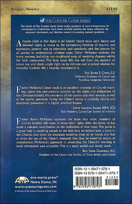 Concise Guide to Your Rights in the Catholic Church