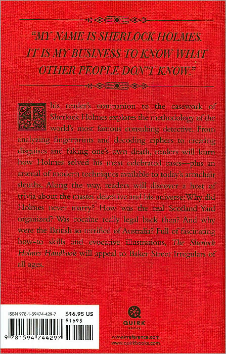 The Sherlock Holmes Handbook: The Methods and Mysteries of the World's Greatest Detective