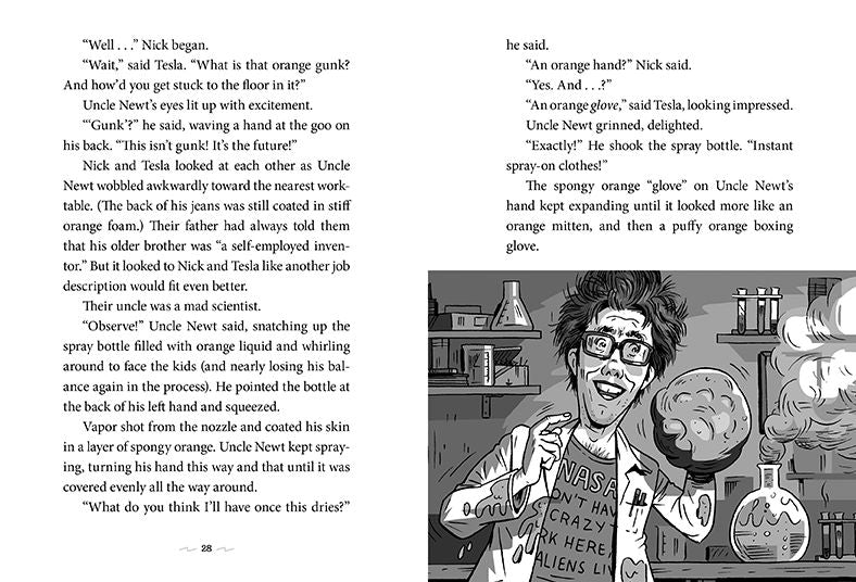 Nick and Tesla's High-Voltage Danger Lab: A Mystery with Electromagnets, Burglar Alarms, and Other Gadgets You Can Build Yourself