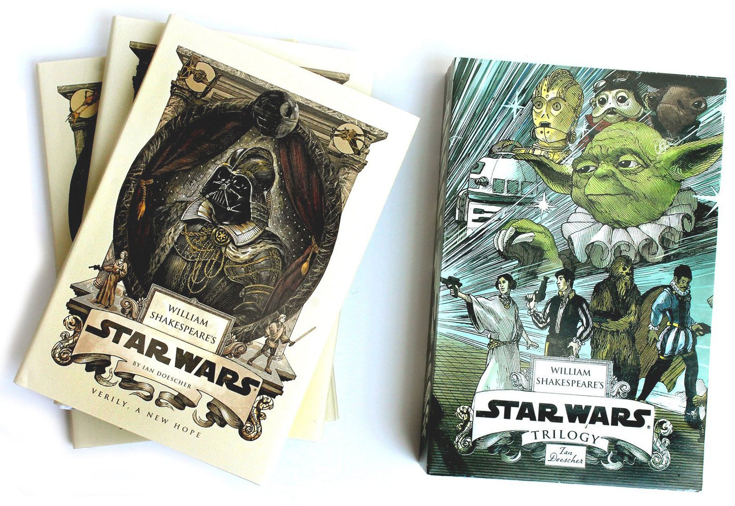 William Shakespeare's Star Wars Trilogy: The Royal Imperial Boxed Set: Includes Verily, A New Hope; The Empire Striketh Back; The Jedi Doth Return; and and 8-by-34-inch full-color poster