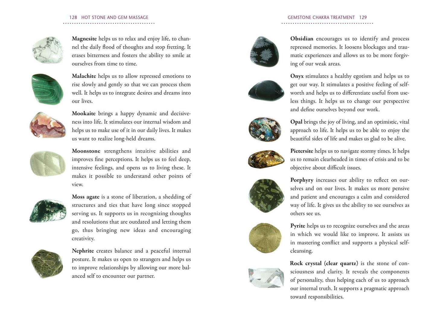 Hot Stone and Gem Massage
