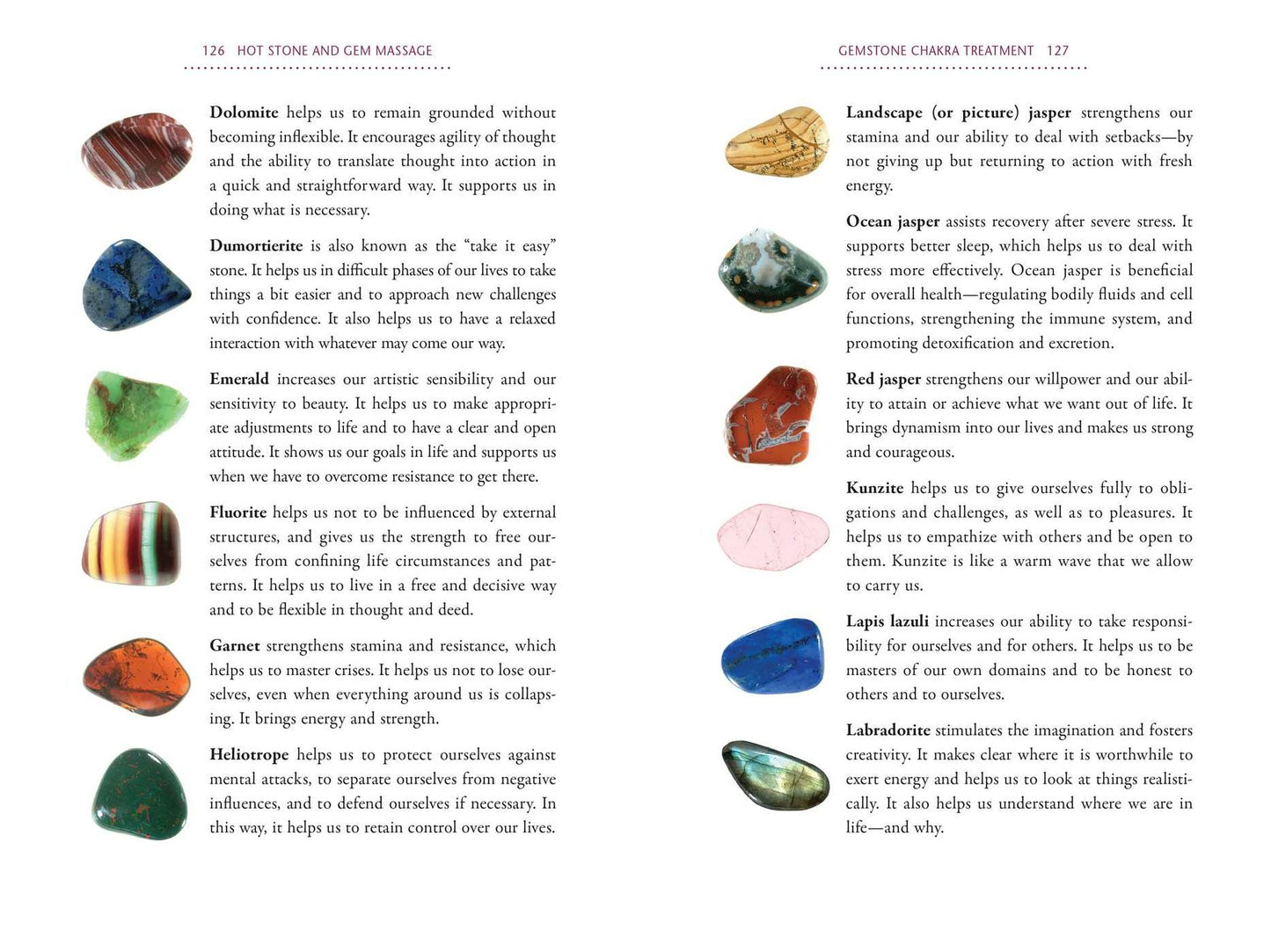 Hot Stone and Gem Massage