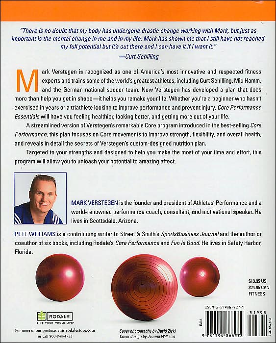 Core Performance Essentials: The Revolutionary Nutrition and Exercise Plan Adapted for Everyday Use