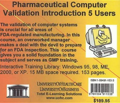 Pharmaceutical Computer Validation Introduction, 5 Users