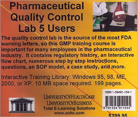 Pharmaceutical Quality Control Lab 5 Users