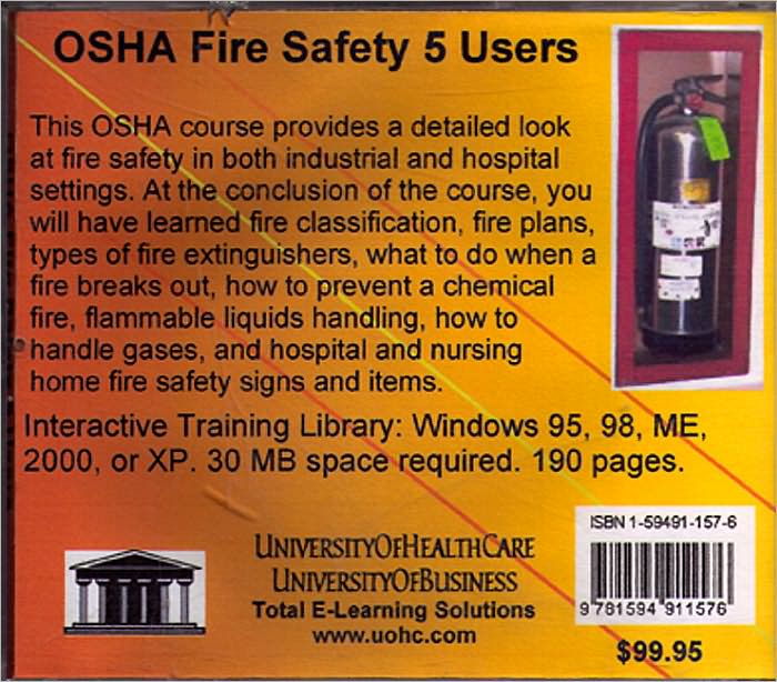 OSHA Fire Safety, 5 Users