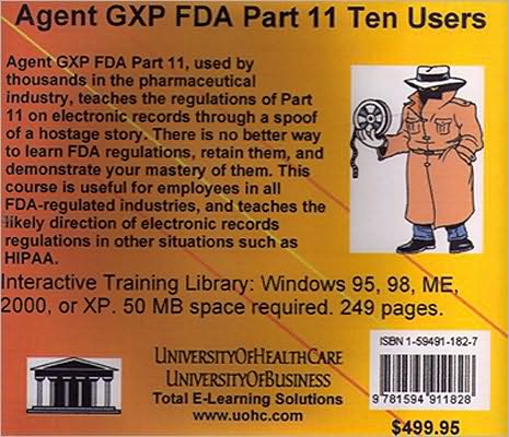 Agent GXP FDA Ten Users