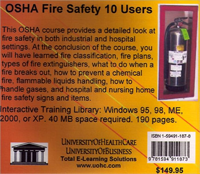 OSHA Fire Safety, 10 Users