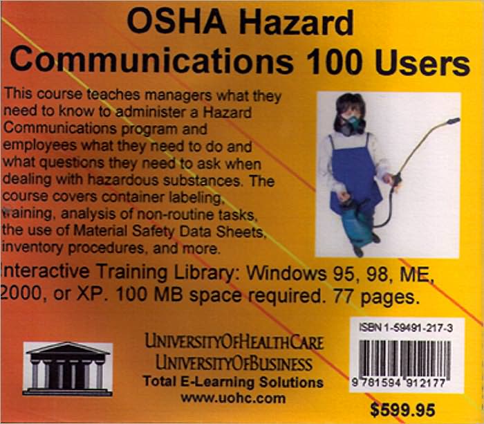 OSHA Hazard Communications 100 Users