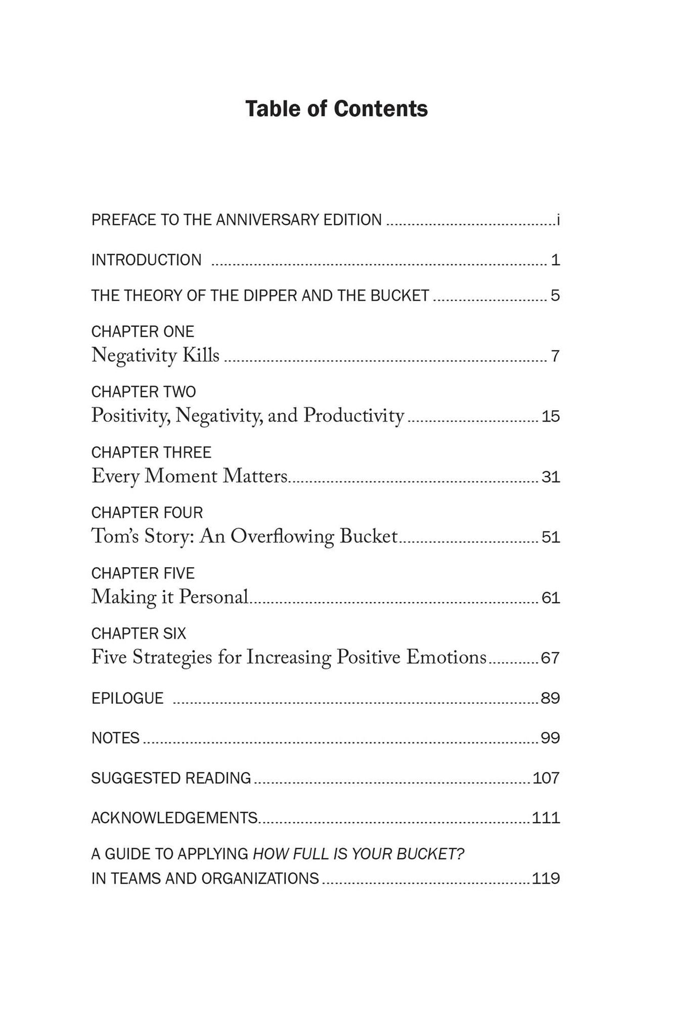 How Full Is Your Bucket? Expanded Anniversary Edition