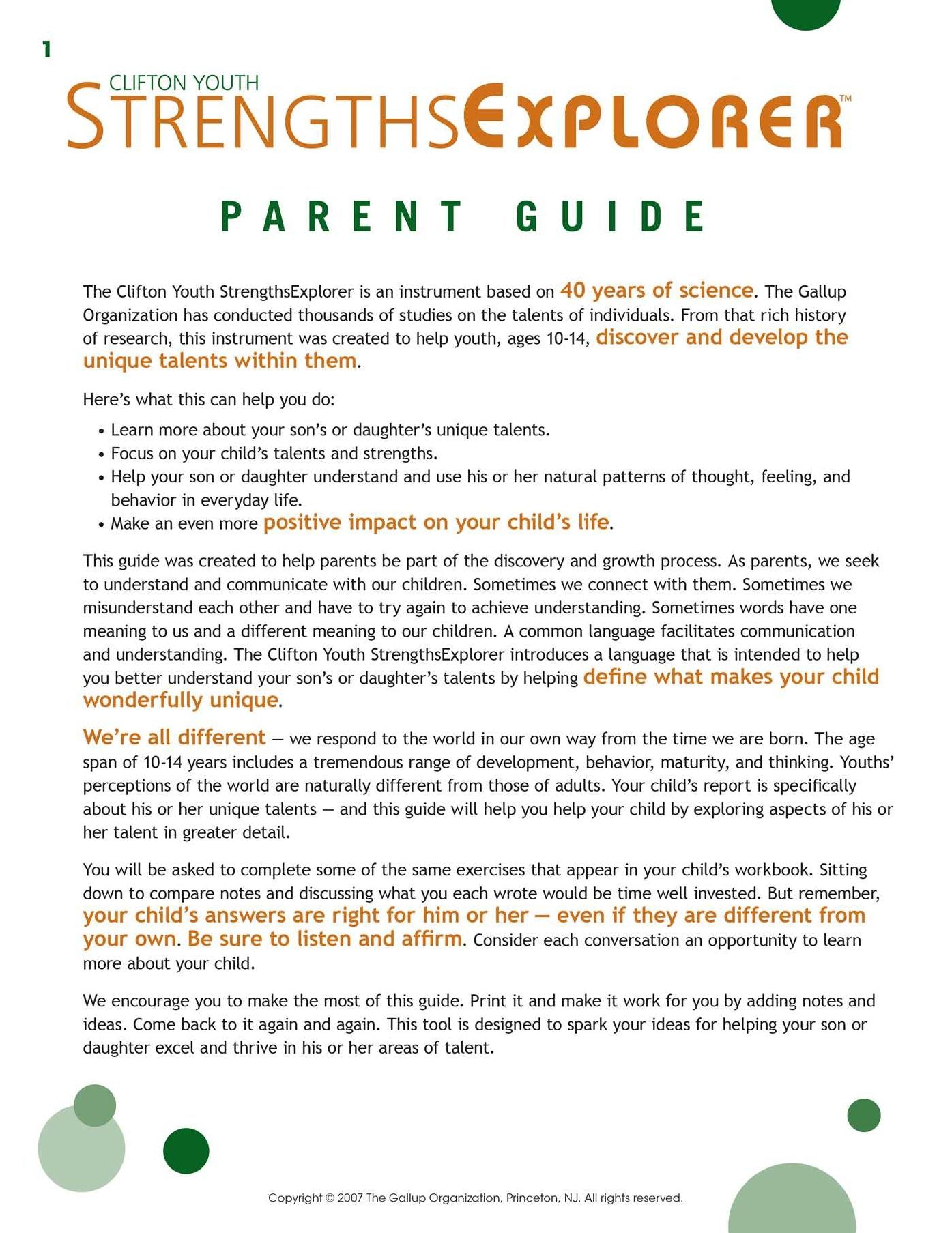 Strengths Explorer for Ages 10 to 14: From Gallup, the Creators of StrenghtsFinder