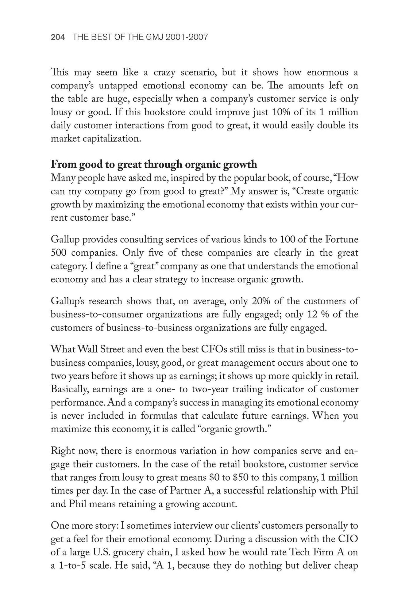 The Best of the Gallup Management Journal 2001-2007