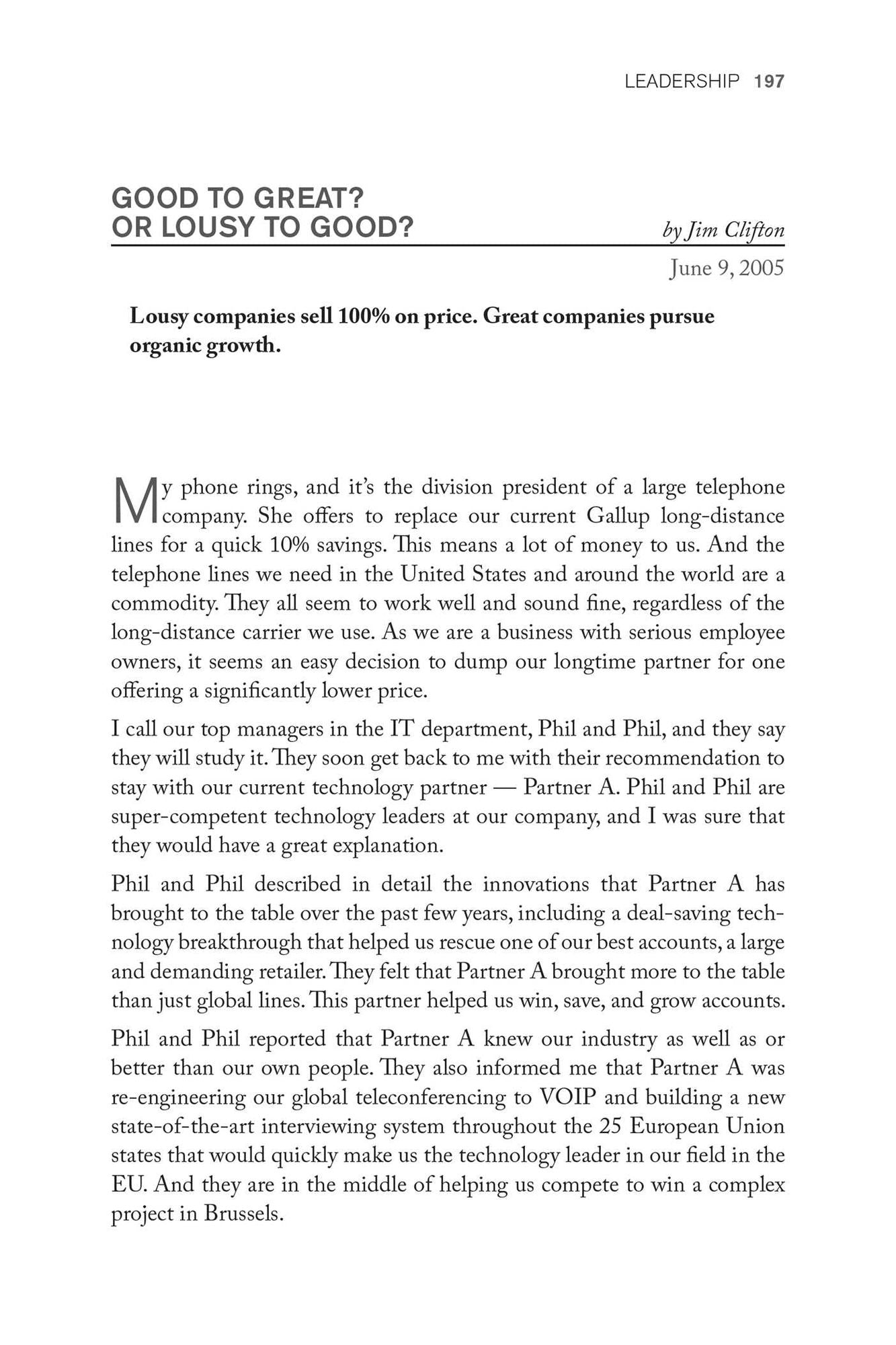 The Best of the Gallup Management Journal 2001-2007