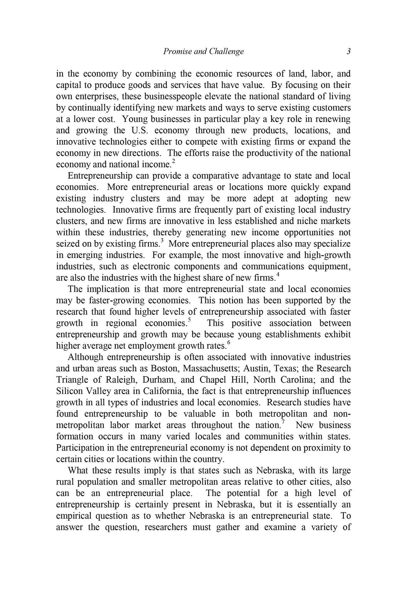 Entrepreneurship in Nebraska: Conditions, Attitudes, and Actions