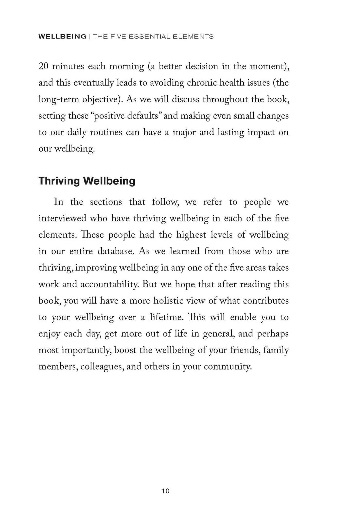 Well Being: The Five Essential Elements