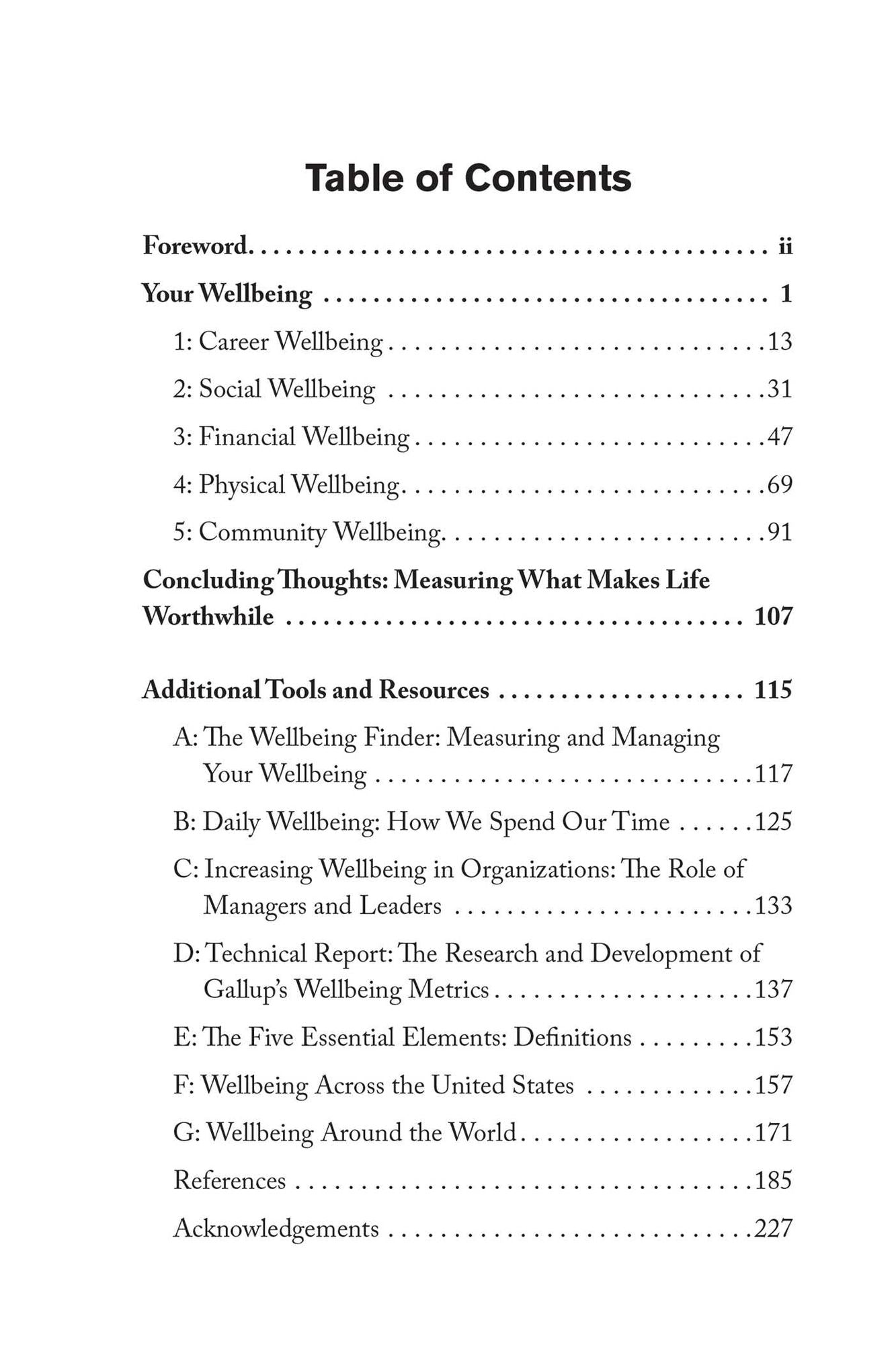 Well Being: The Five Essential Elements