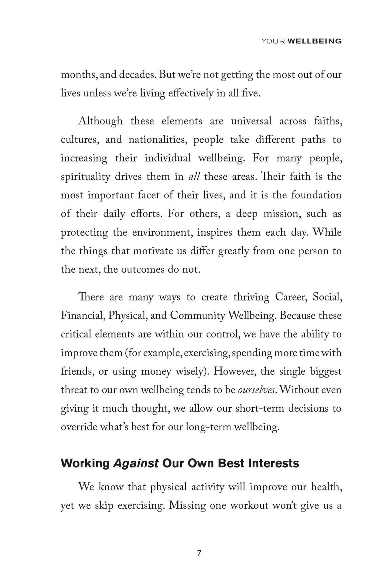 Well Being: The Five Essential Elements