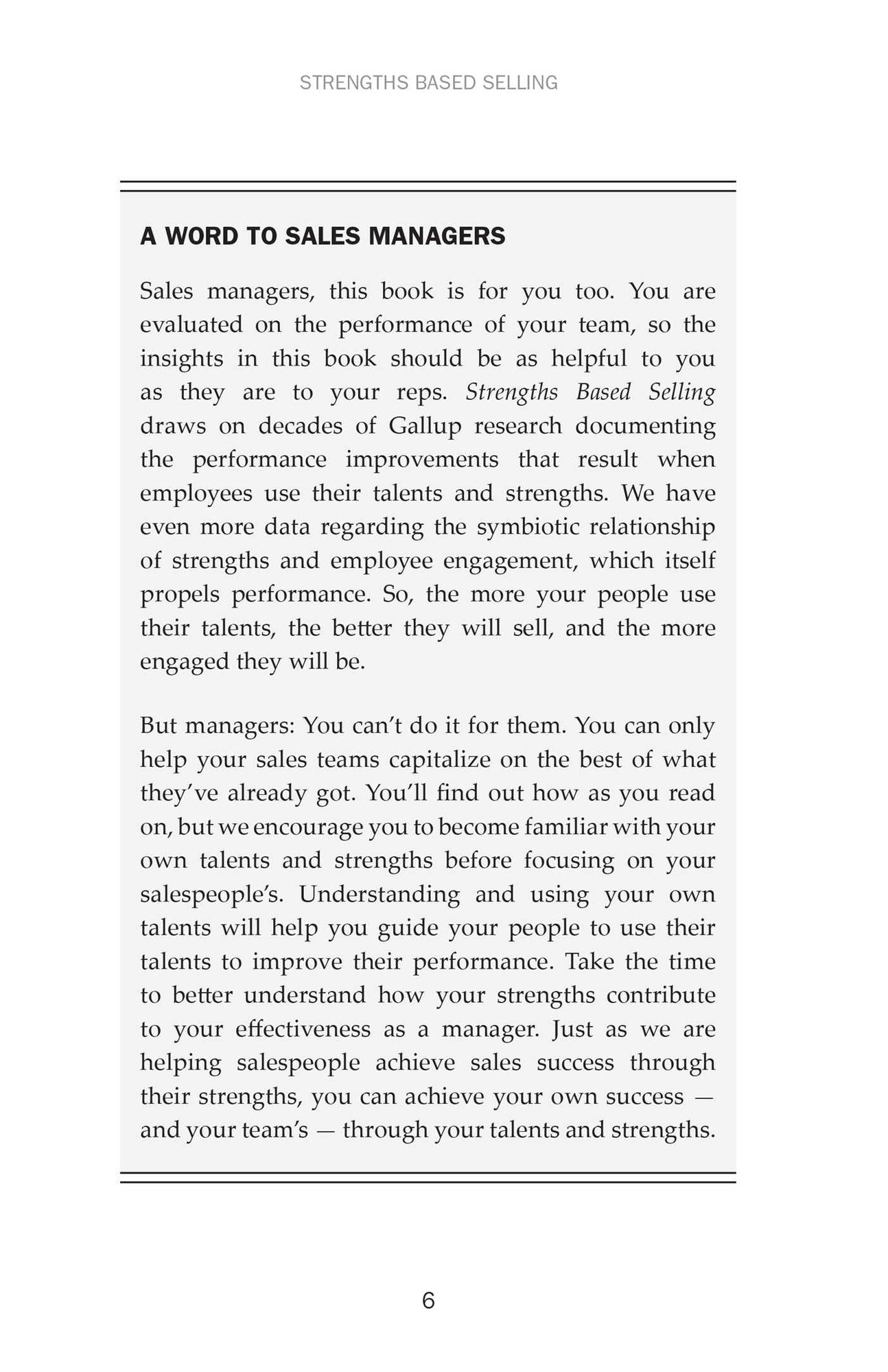 Strengths Based Selling: Based on Decades of Gallup's Research into High-Performing Salespeople
