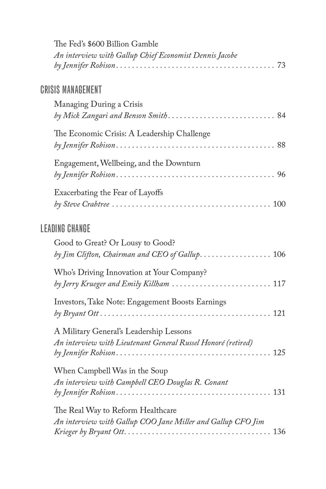 Decade of Change: Managing in Times of Uncertainty