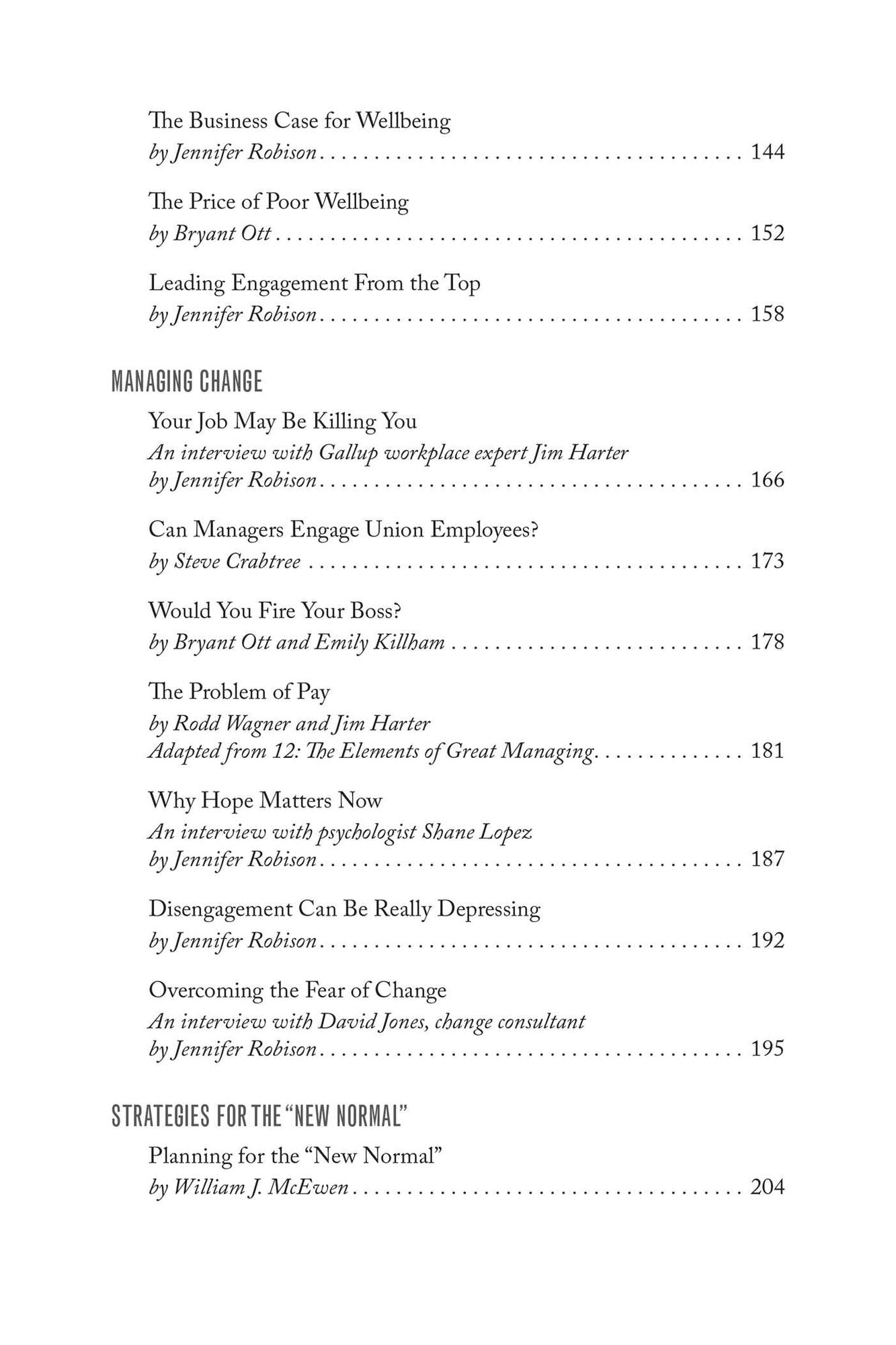 Decade of Change: Managing in Times of Uncertainty