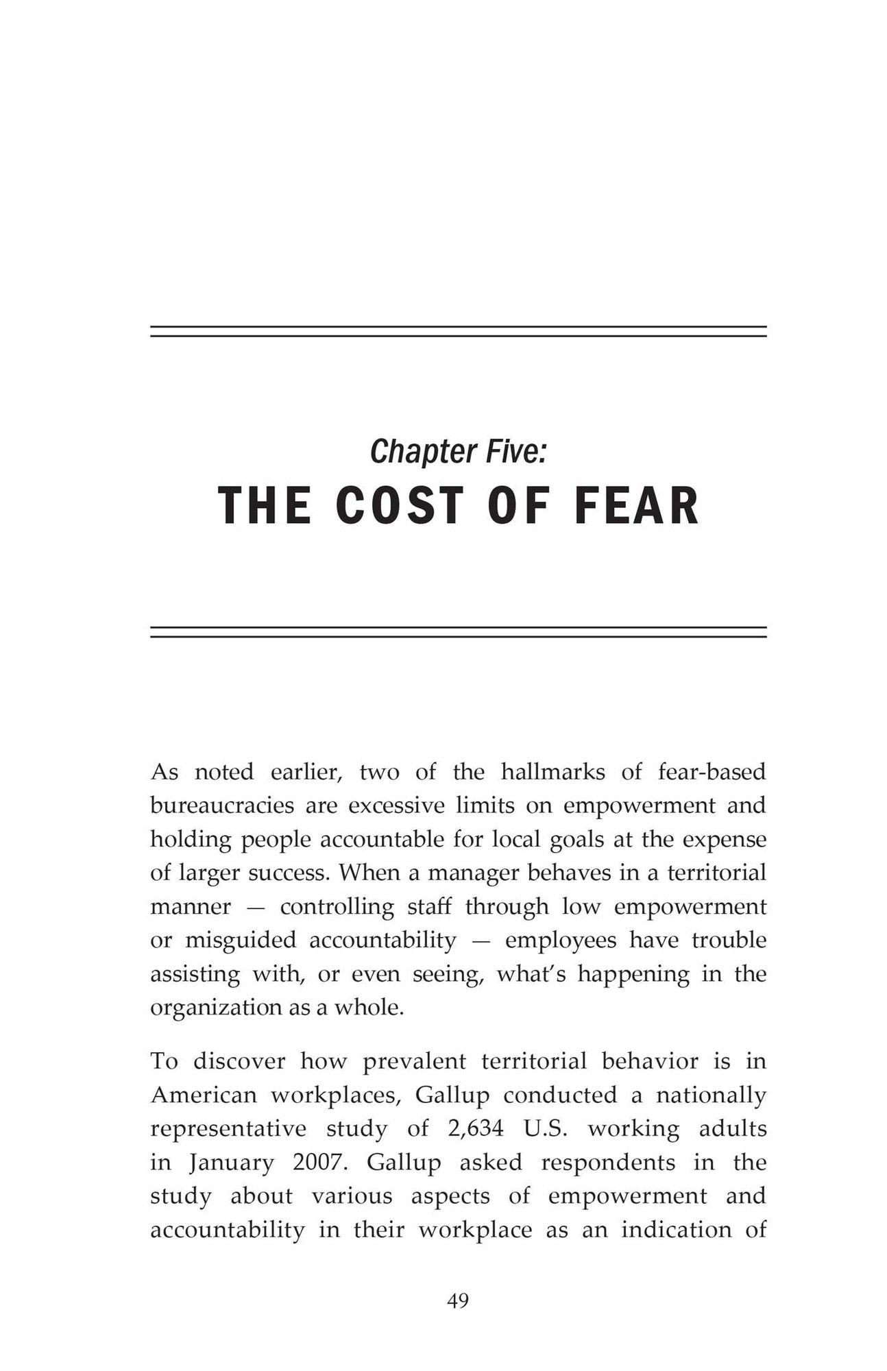Breaking the Fear Barrier: How Fear Destroys Companies From the Inside Out and What to Do About It