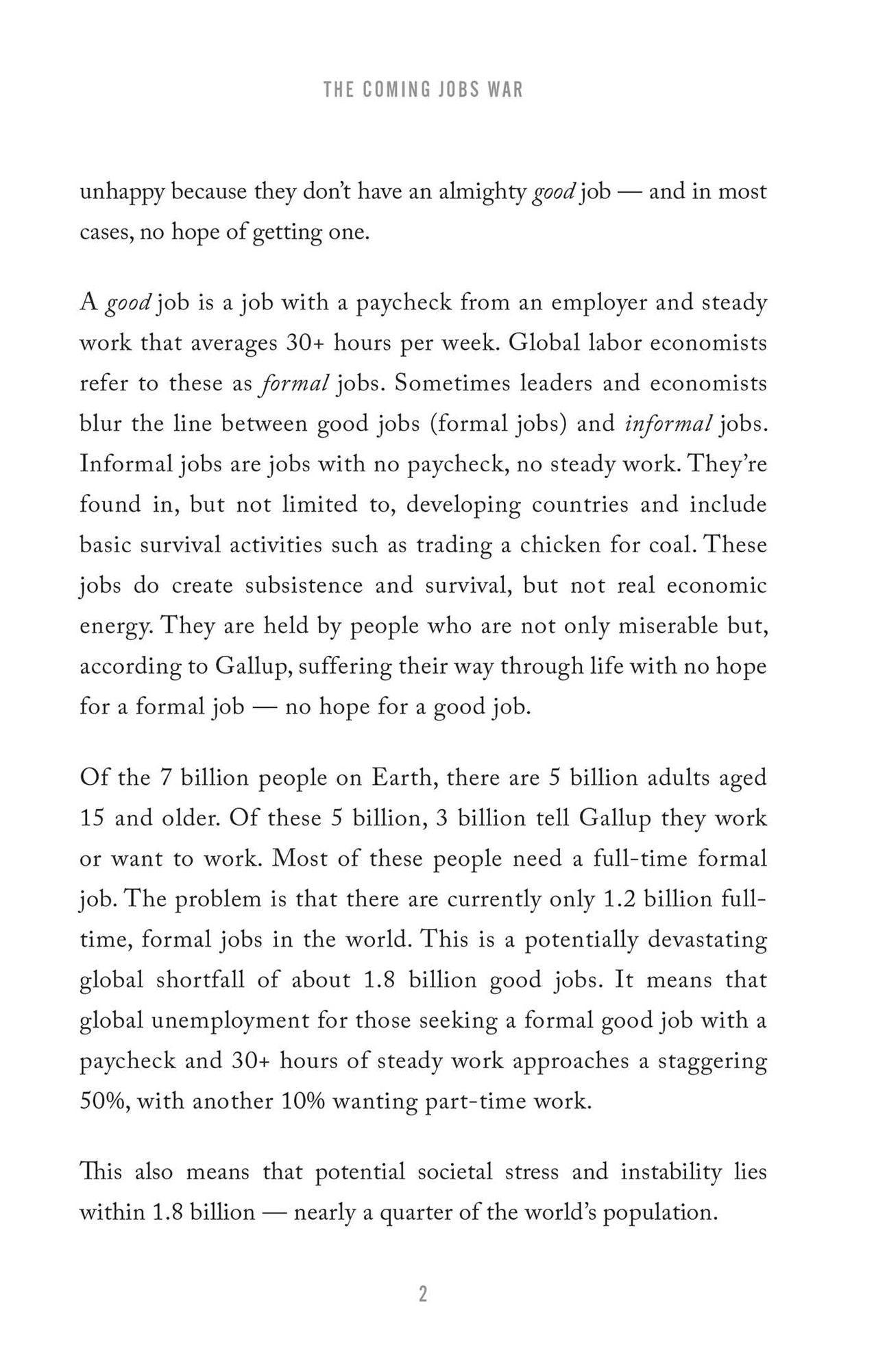 The Coming Jobs War