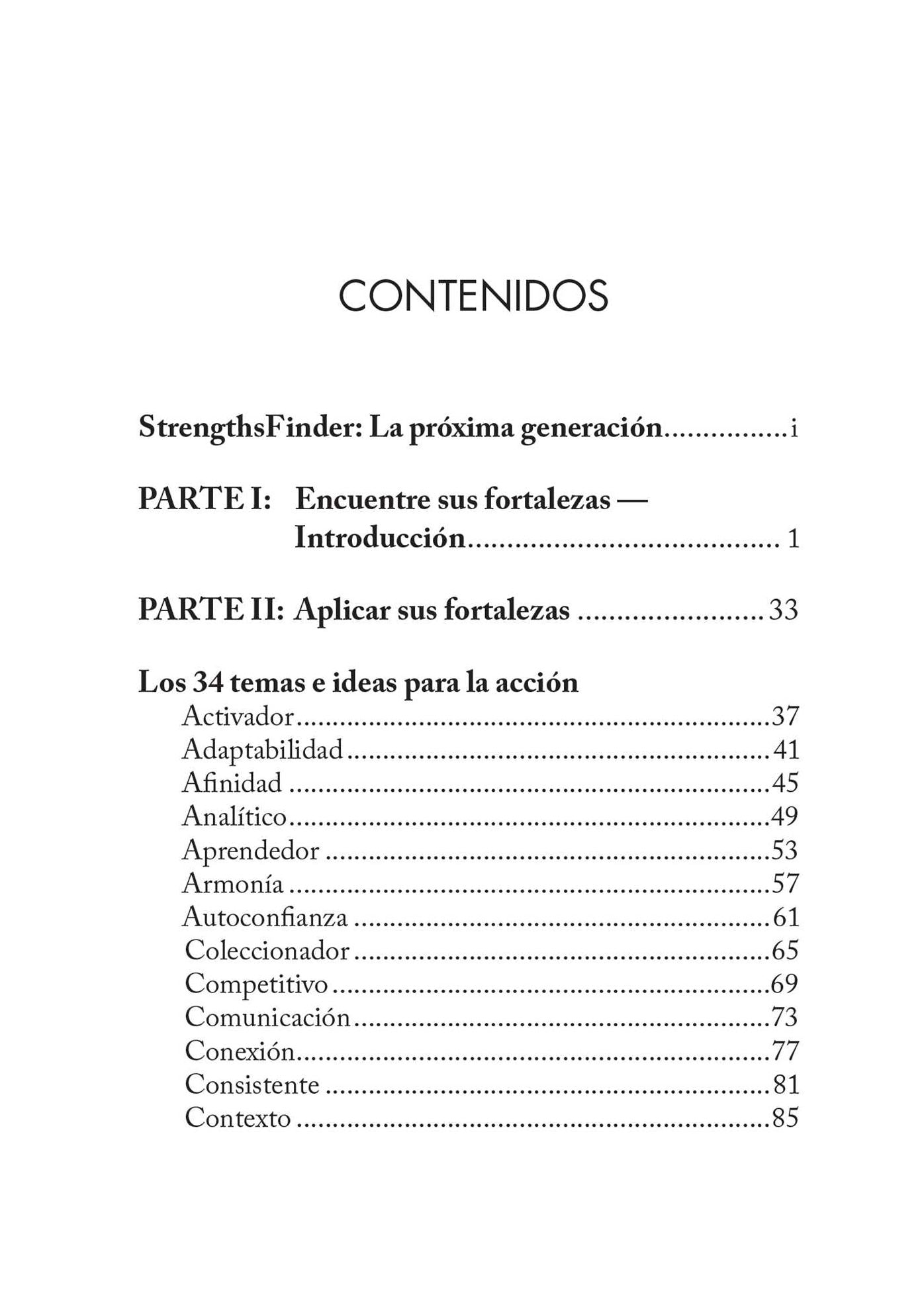 Conozca sus Fortalezas 2.0