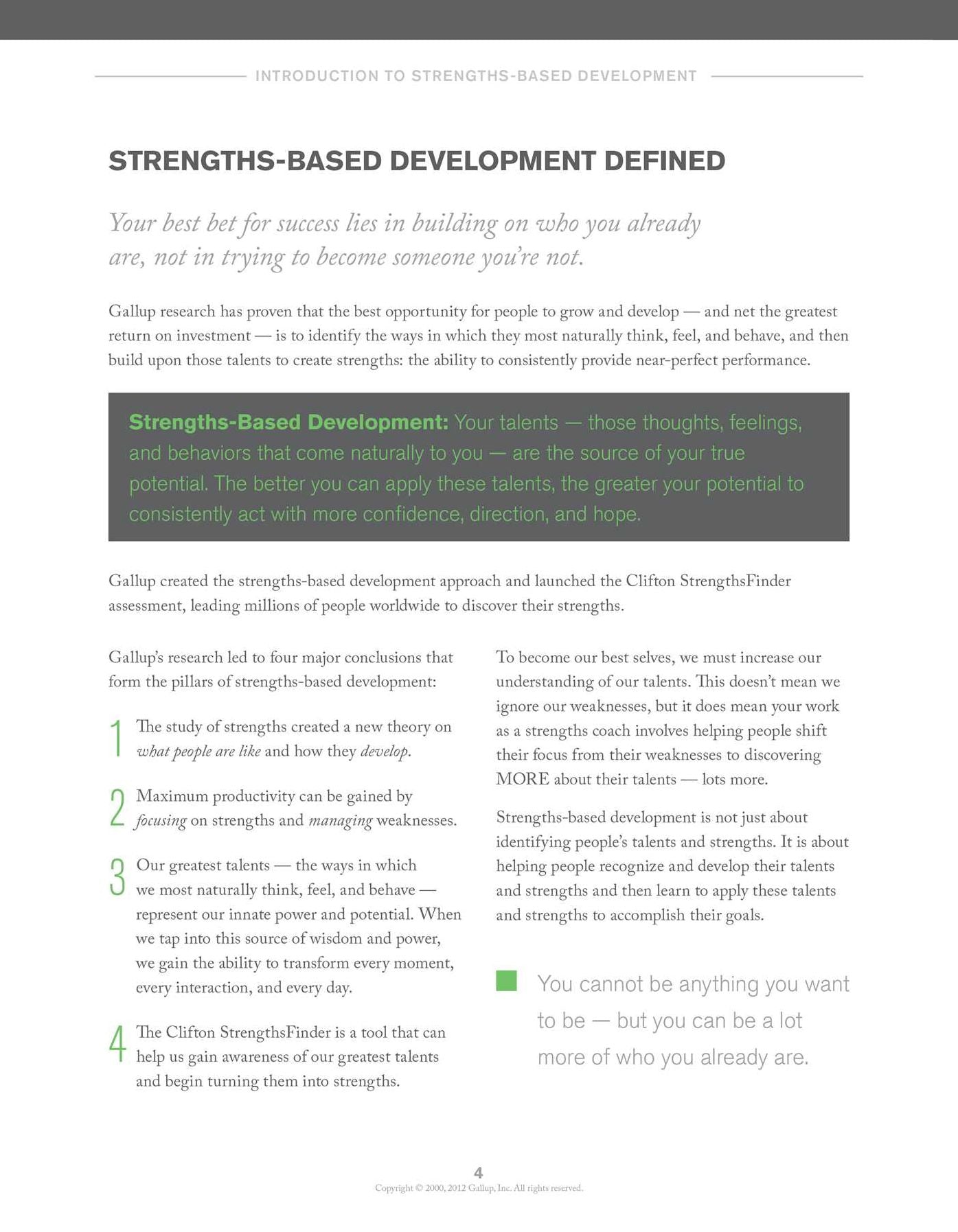 Strengths Coaching Starter Kit