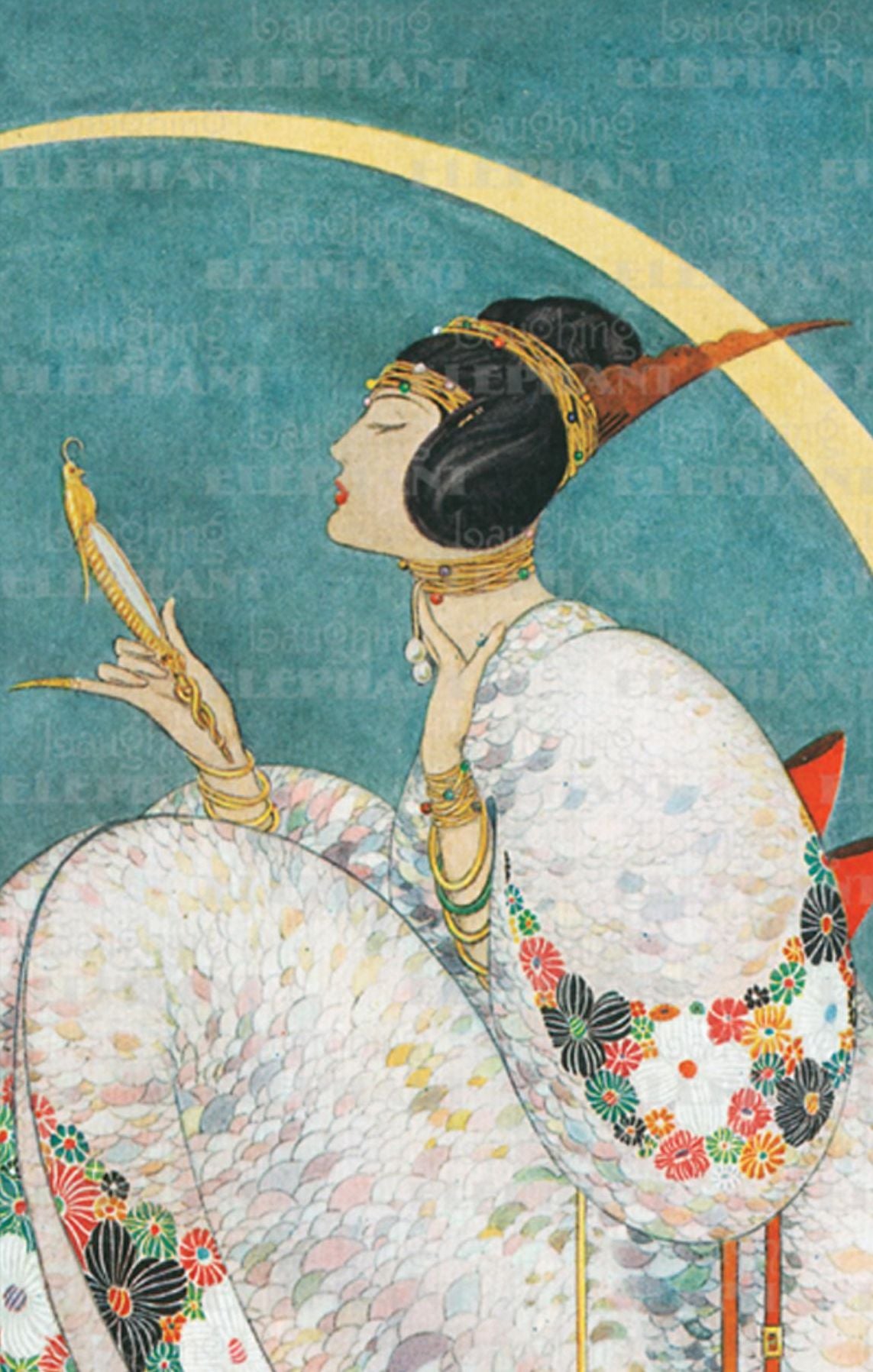 Exotic Lady Pocket Mirror