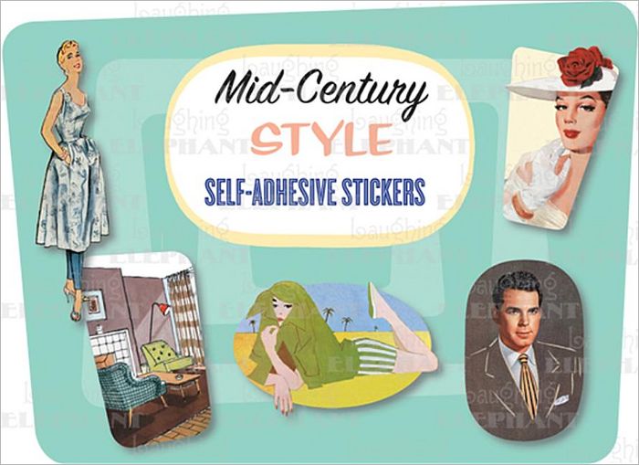 MidCentury Style Stickers