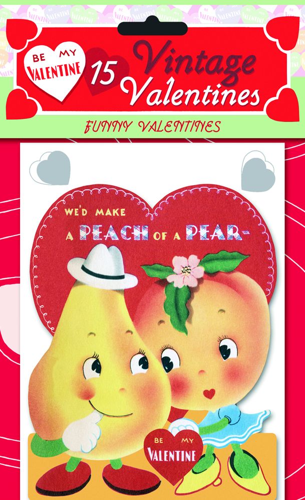 Funny Valentines: 15 Die-Cut Valentines: 15 Die-Cut Cards in Bag with Decorated Envelopes