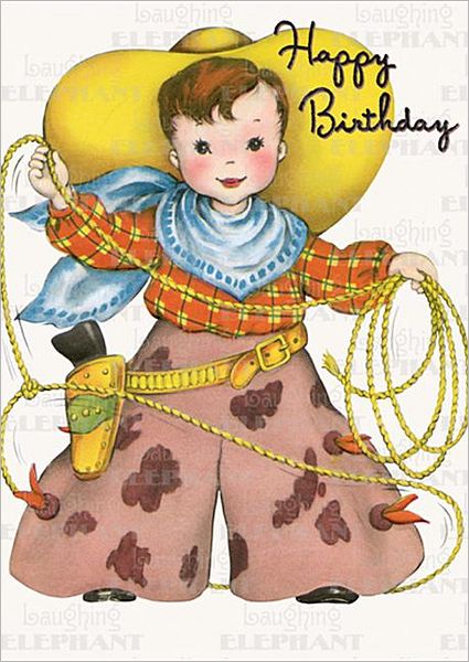 Little Cowboy - Birthday Greeting Card