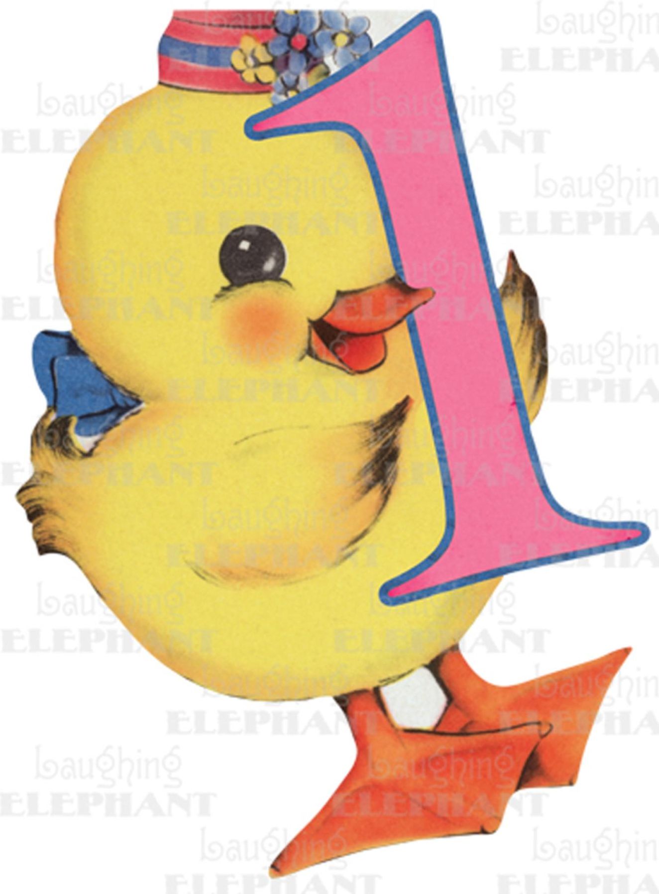 Baby Chick - 1st Birthday - Greeting Card