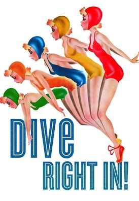 Lady Divers (6 Cards Individually Bagged W/ Envelopes and Header)