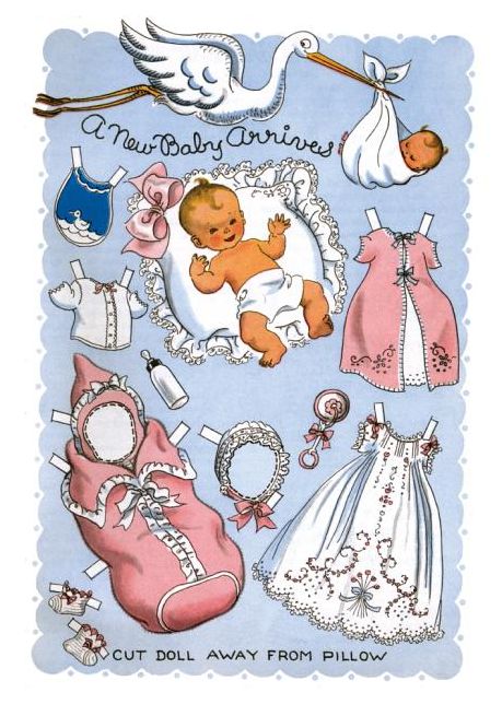 Layette Baby Card [With 6 Envelopes]