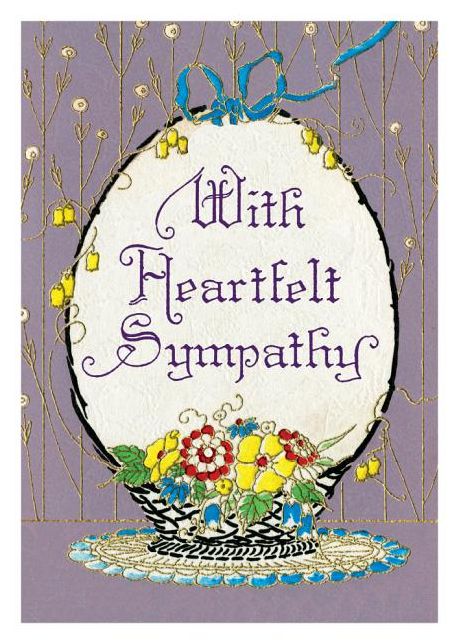 With Heartfelt Sympathy Card [With 6 Envelopes]