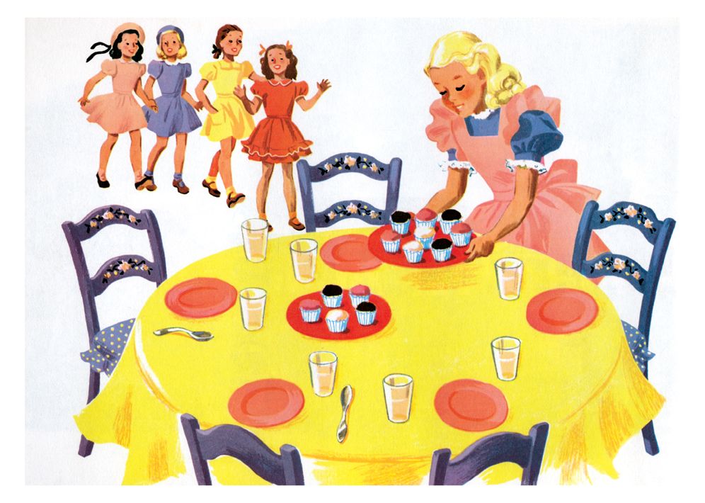 Cupcake Party Birthday Card