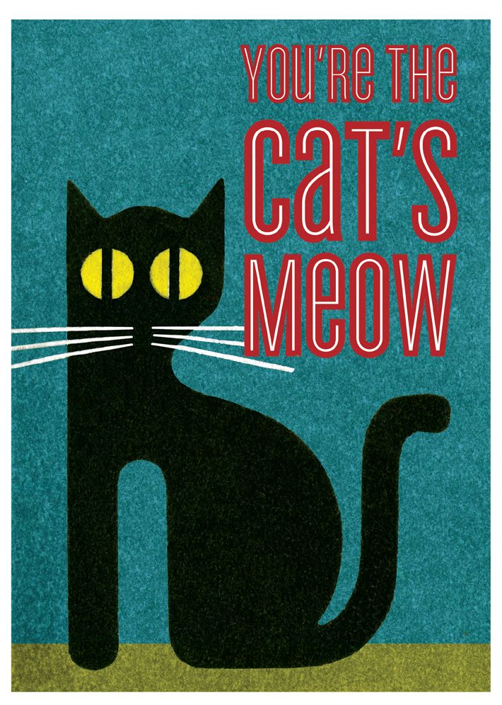 Cat Good Wishes Birthday Card