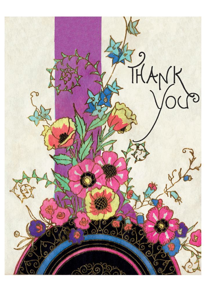 Art Deco Thank You
