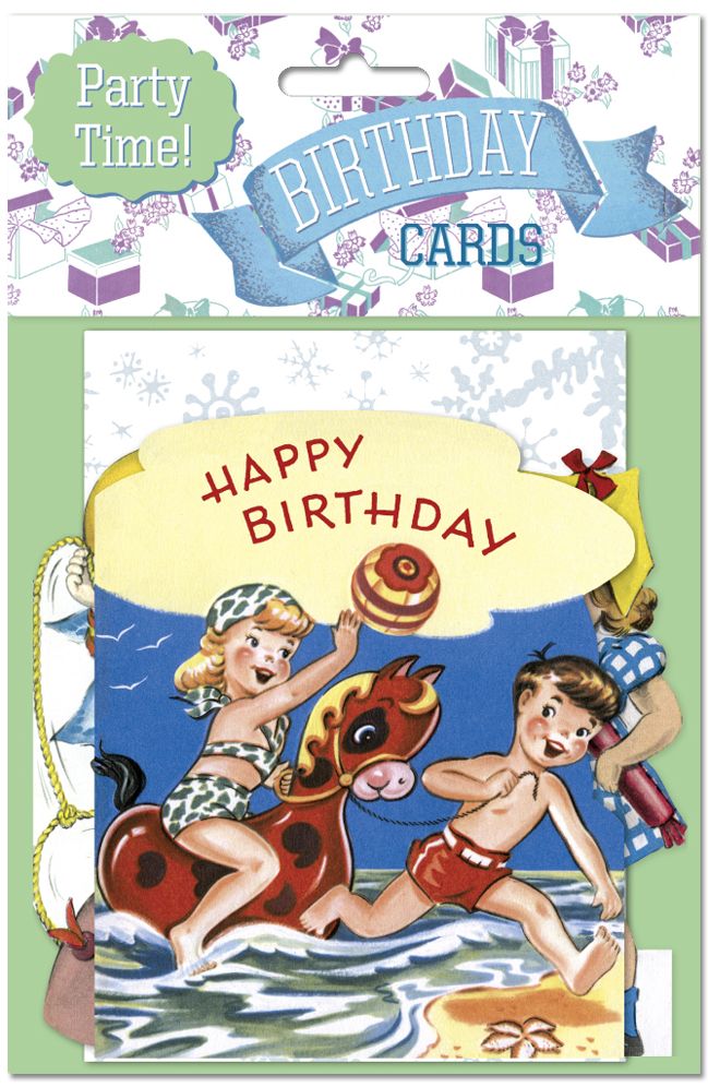 Party Time Birthday Card Packet
