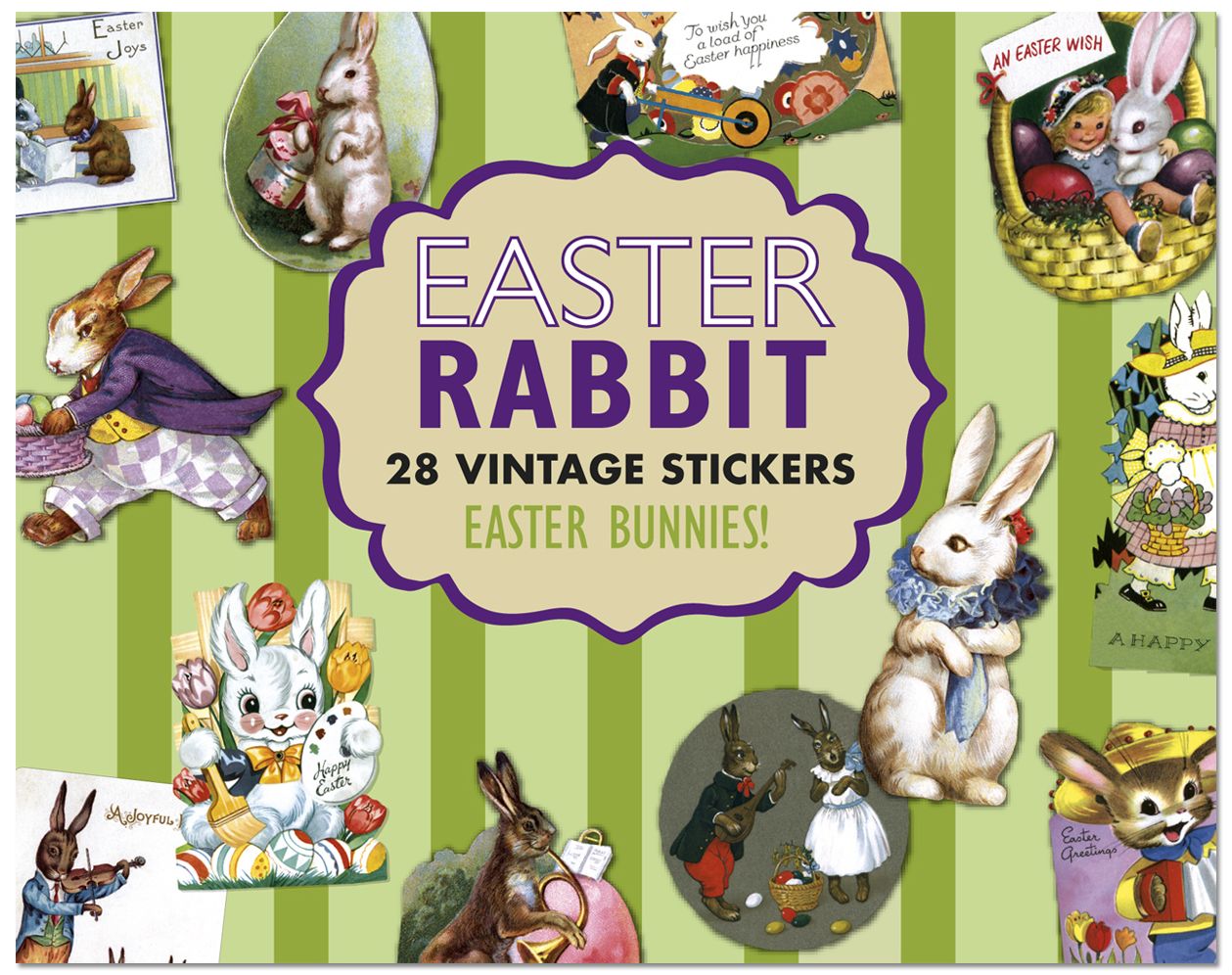 Easter Rabbit Sticker Box