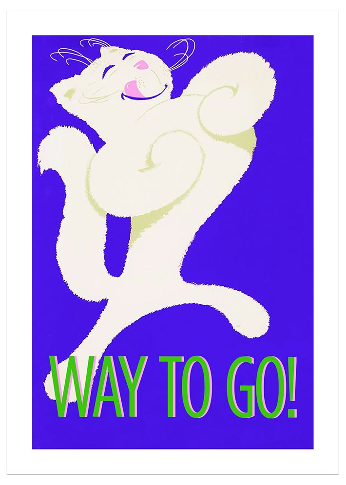 Trimphant Kitty Graduation Greeting Card