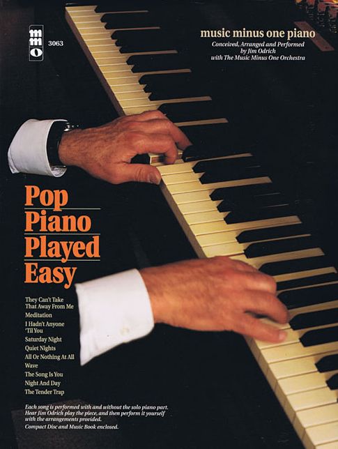 Pop Piano Played Easy: Music Minus One Piano