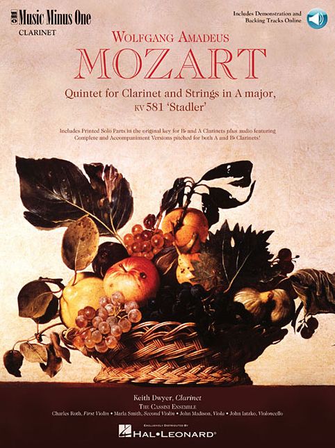 Mozart Quintet in A, KV581: Music Minus One Clarinet