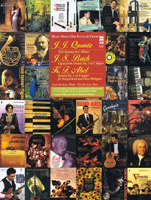 J.J. Quantz, J.S. Bach, and K.F. Abel: Music Minus One Flute or Violin