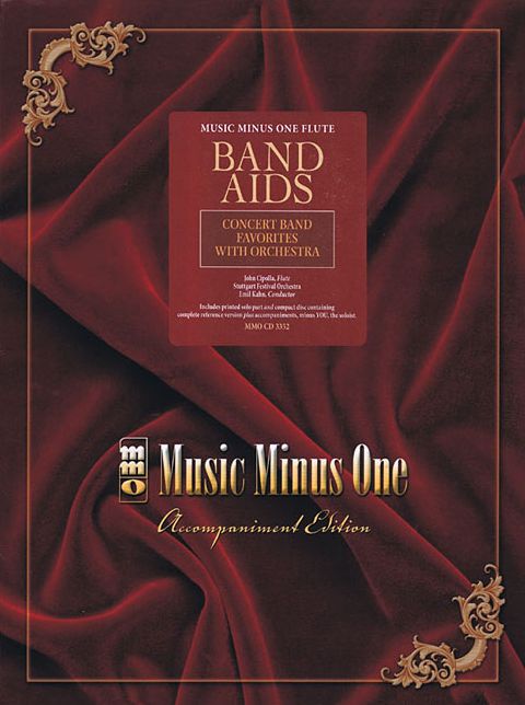 Band Aids - Concert Band Favorites with Orchestra: Music Minus One Flute
